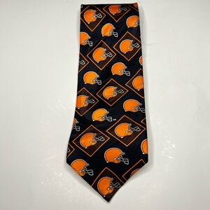 Ralph Marlin & Co Vintage Cleveland Browns 1995 100% silk Mens Tie